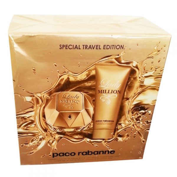 Kit Paco Rabanne Lady Million Feminino EDP 80ml